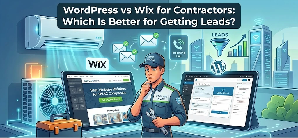 You are currently viewing WordPress vs Wix for Contractors: Which Is Better for Getting Leads?